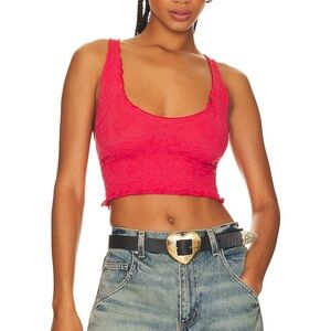 Free People Red Crop Top